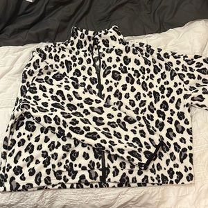 Full zip crop fleece